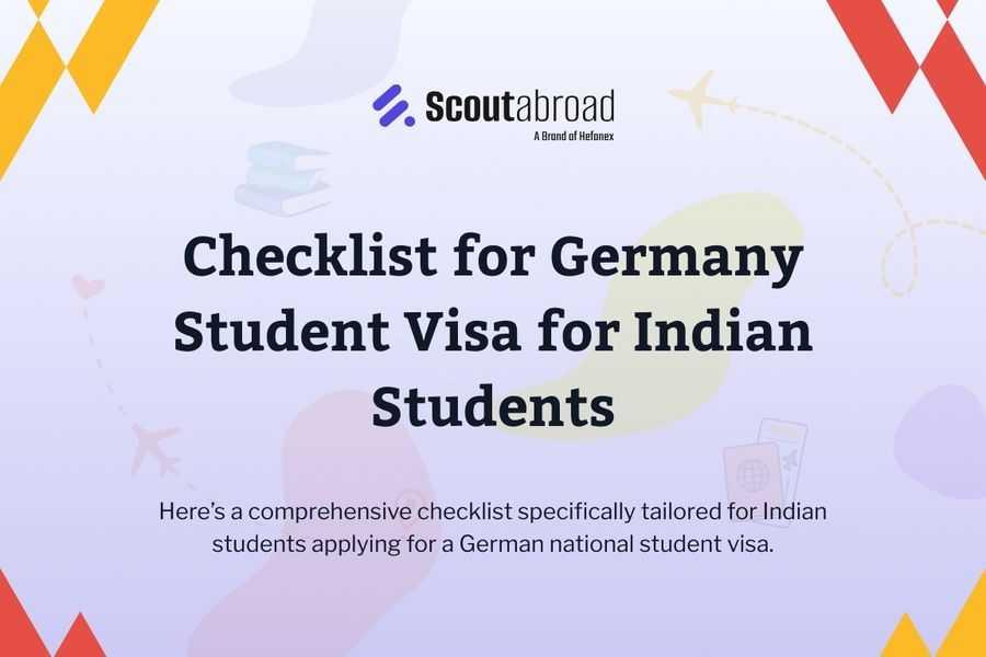 Checklist for Germany Student Visa for Indian Students